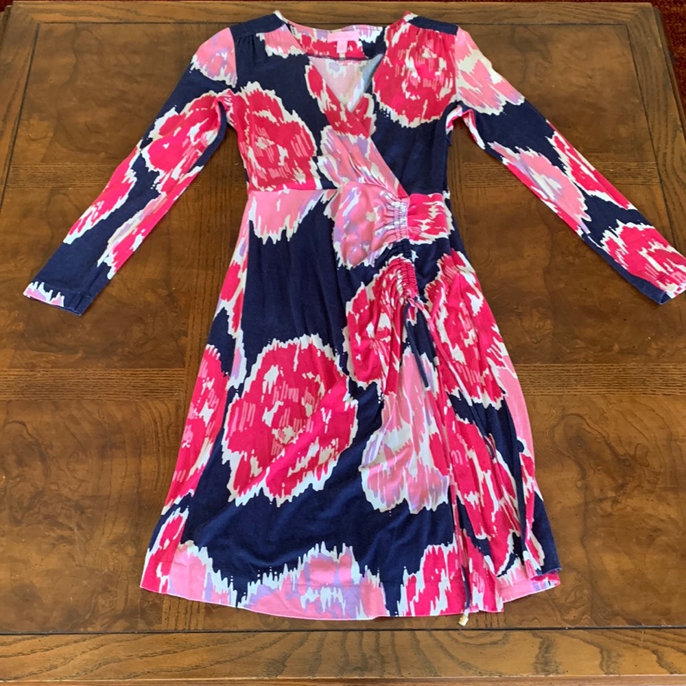 XS Lilly Pulitzer faux wrap dress